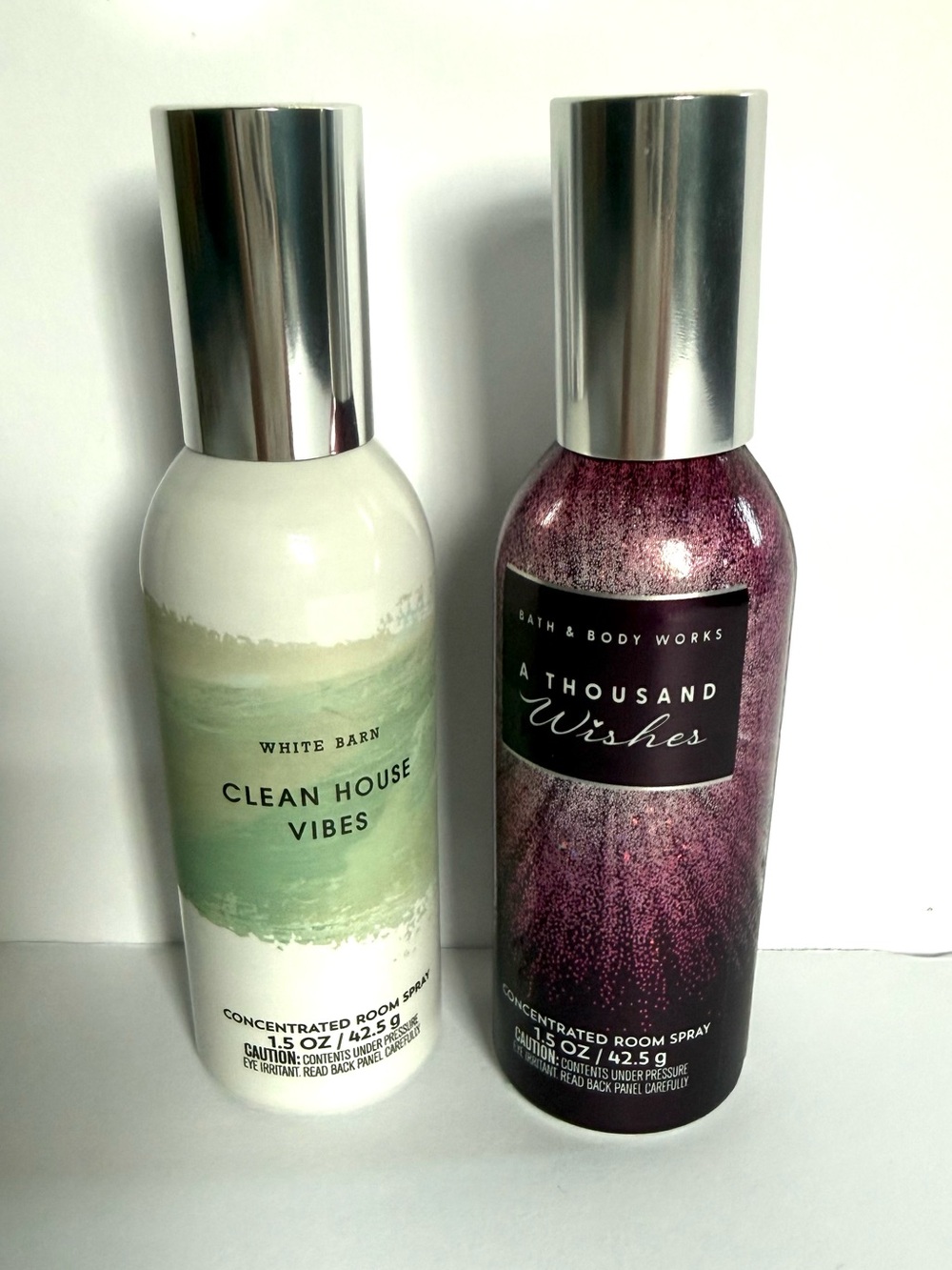 Bath & Body Works - A Thousand Wishes & Clean House Vibes - Set of Two